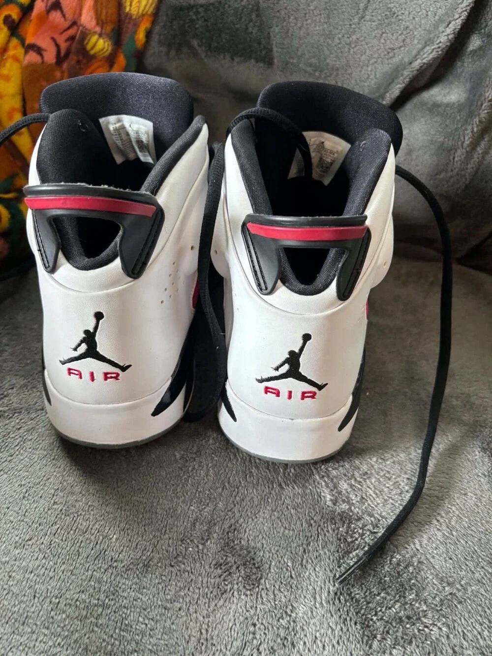 Nike Air Jordan 6 Retro GS Foam Black White DC7330-006  Size 12